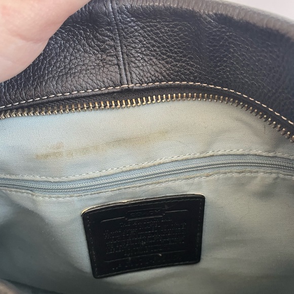 Coach Purse with Stains on the Inside - Picture 6 of 6
